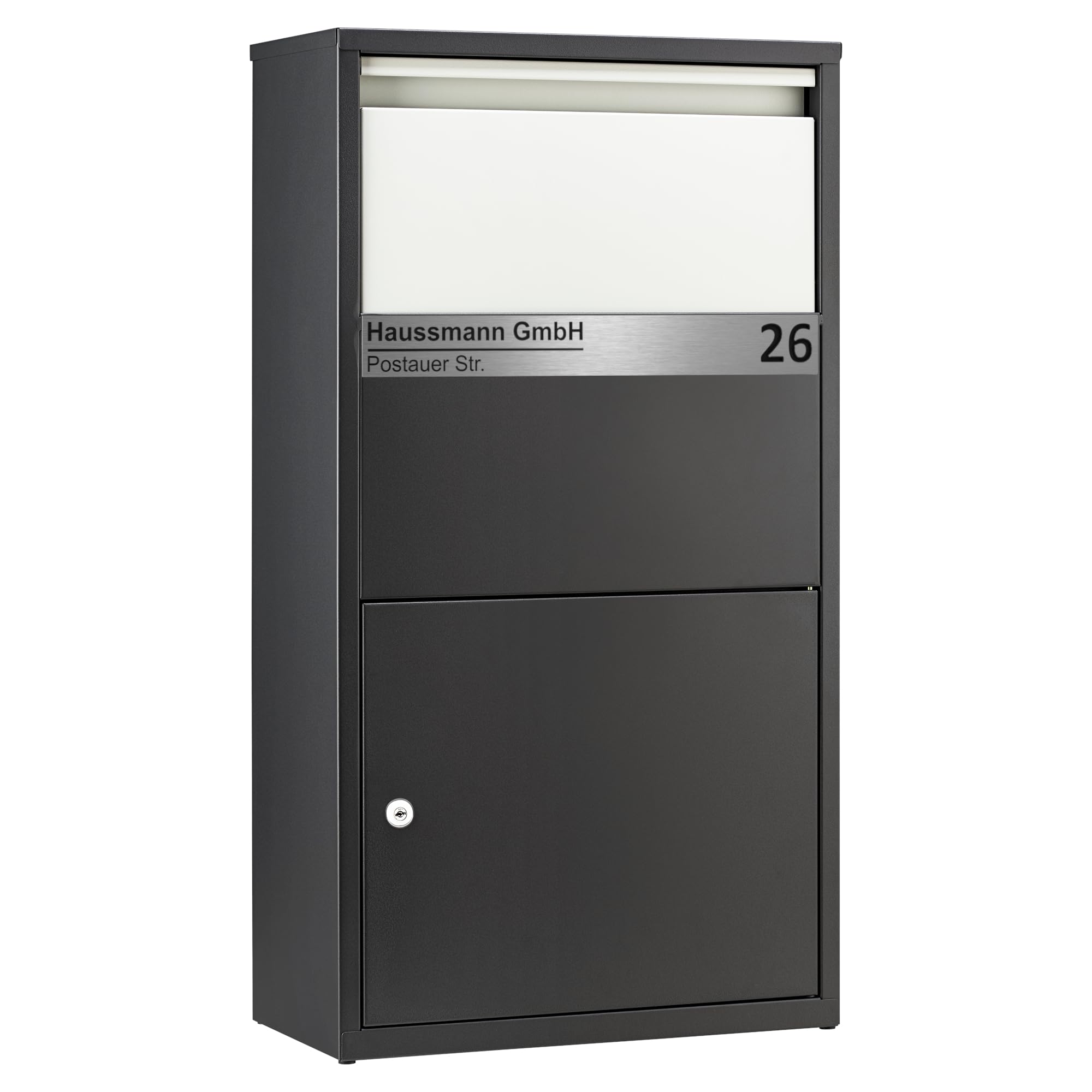 Haussmann BOX390 - Buzón para paquetes (tamaño XXL, incluye 4 llaves)