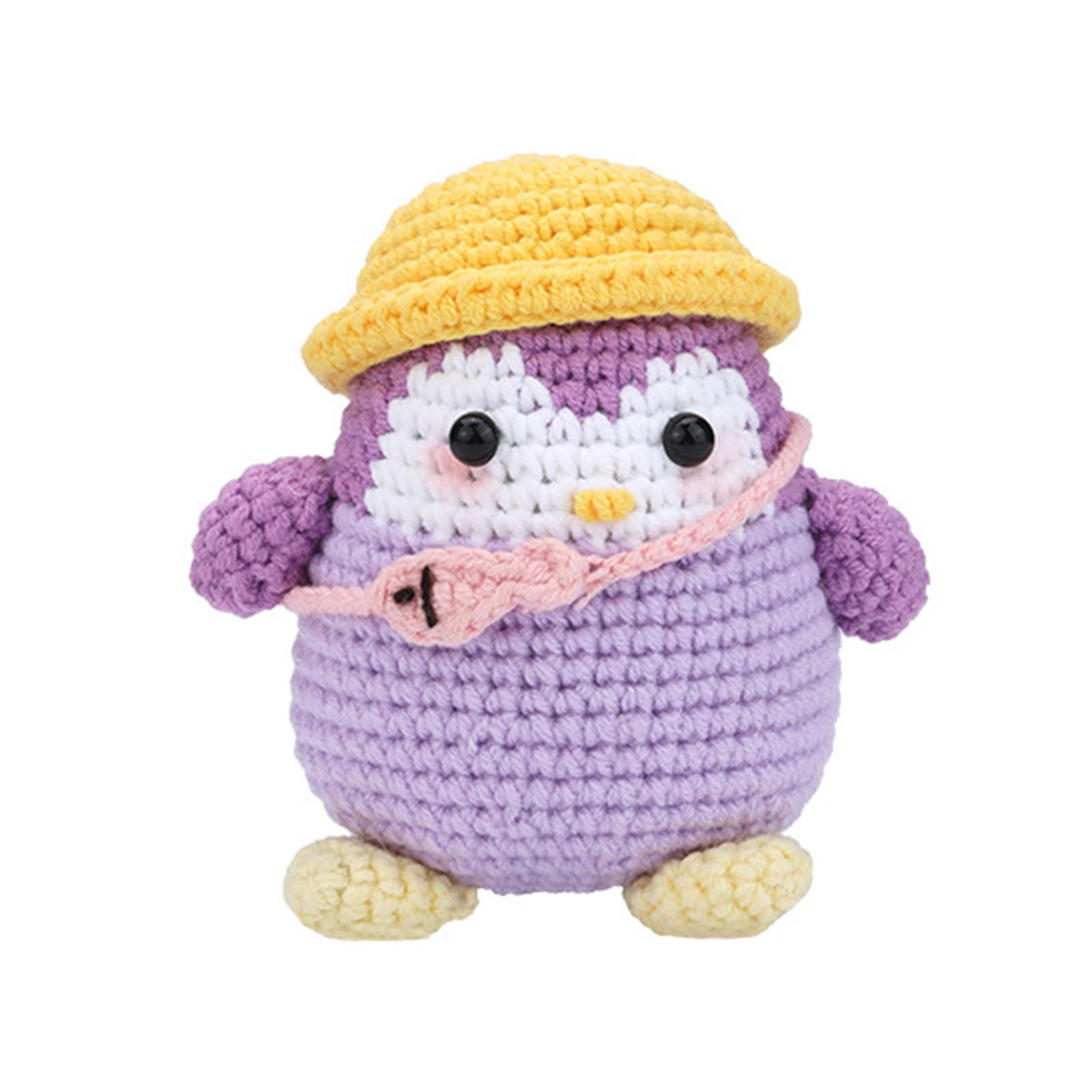 Ldbuejiaja Juego de crochet para principiantes, paquete completo de material de iniciación, incluye hilo, agujas de ganchillo, juegos de punto, juego hecho a mano