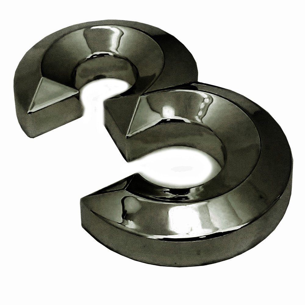 Modern Home Samoprzylepny zegar ścienny 3D DIY - metaliczny czarny