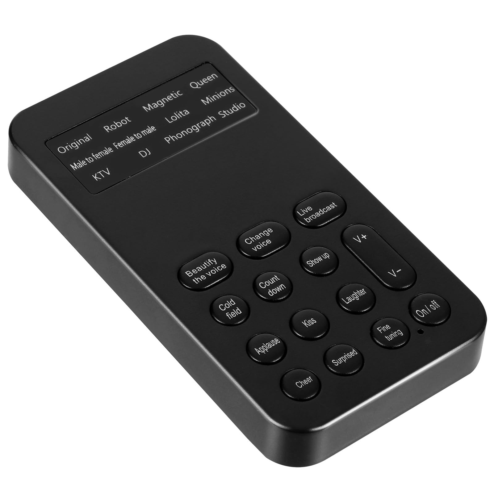 Mini External Sound Card Voice Changer Voice Beautifier for Mobile Phone and Computer Portable Audio Card with 8 Sound Effects for Streaming Gaming and Recording-image-45