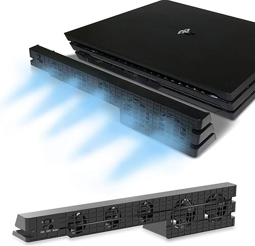 ElecGear - Ventilador de refrigeración para radiador externo con sensor de temperatura para Sony PlayStation 4 Pro