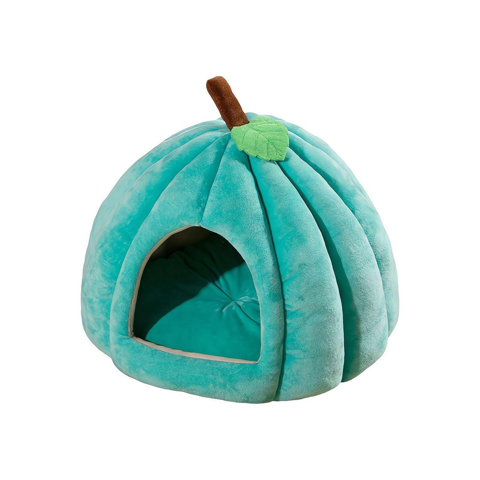 Kürbis Katzenhöhle - Warmes Haustiernest Für Katzen Und Kleine Hunde