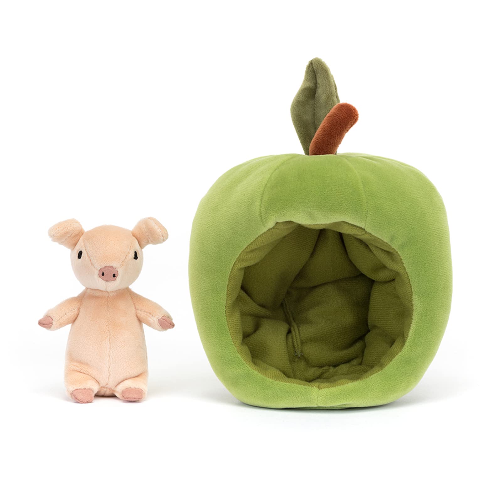 Jellycat Brambling Pig in Apple Collectable Plush Decoration
