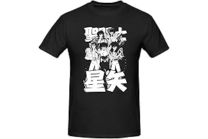 Personalized Anime Seiya Men's T-Shirt for Caballeros del Zodiaco Lovers