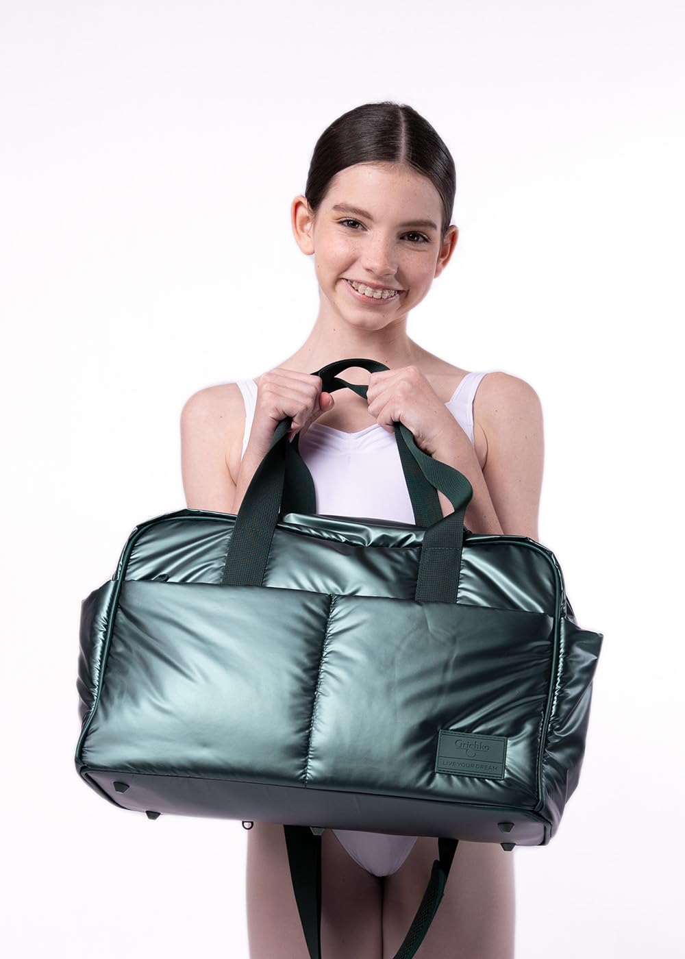 Etoile Borsa da Ballo City Bag per Grishko BS015TTG Danza Classica Saggio Sport Relax Fitness Palestra Allenamento Borsone Elegante Viaggio Borse Ballerini Teatro Bags