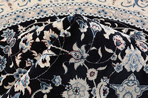 RugVista, Nain Emilia, Teppich, Mittelflor, ∅ 150 cm, Rund, Oeko-Tex Standard 100, Polyester, Flur, Schlafzimmer, Küche… – Bild 7
