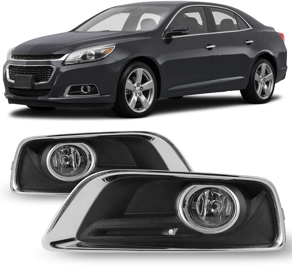 Winjet WJ30-0513-09 OEM Series for [2013-2015 Chevy Malibu] Driving Fog Lights + Switch + Wiring Kit