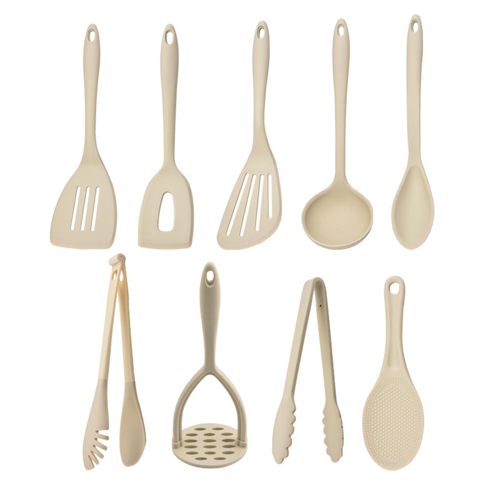 Küchenhelfer Set,Silikon Küchenset Küchenutensilien,Antihaft Hitzebeständiger Kochbesteck Kochutensilien Set Für Kochen, Gesund, Leicht Zu Reinigen 9 Stück