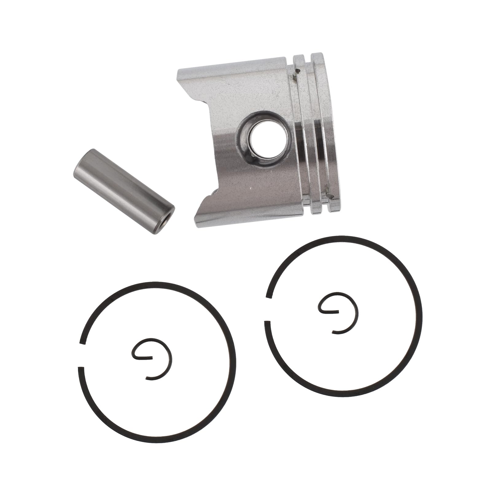 Cancanle Assemblage de Piston de 34mm pour Stihl FC75 FC85 FH75 FR85 FS75 FS80 FS85 HL75 HL75K HT70 HT75 KA85, KR85 KW85 SP81 SP85