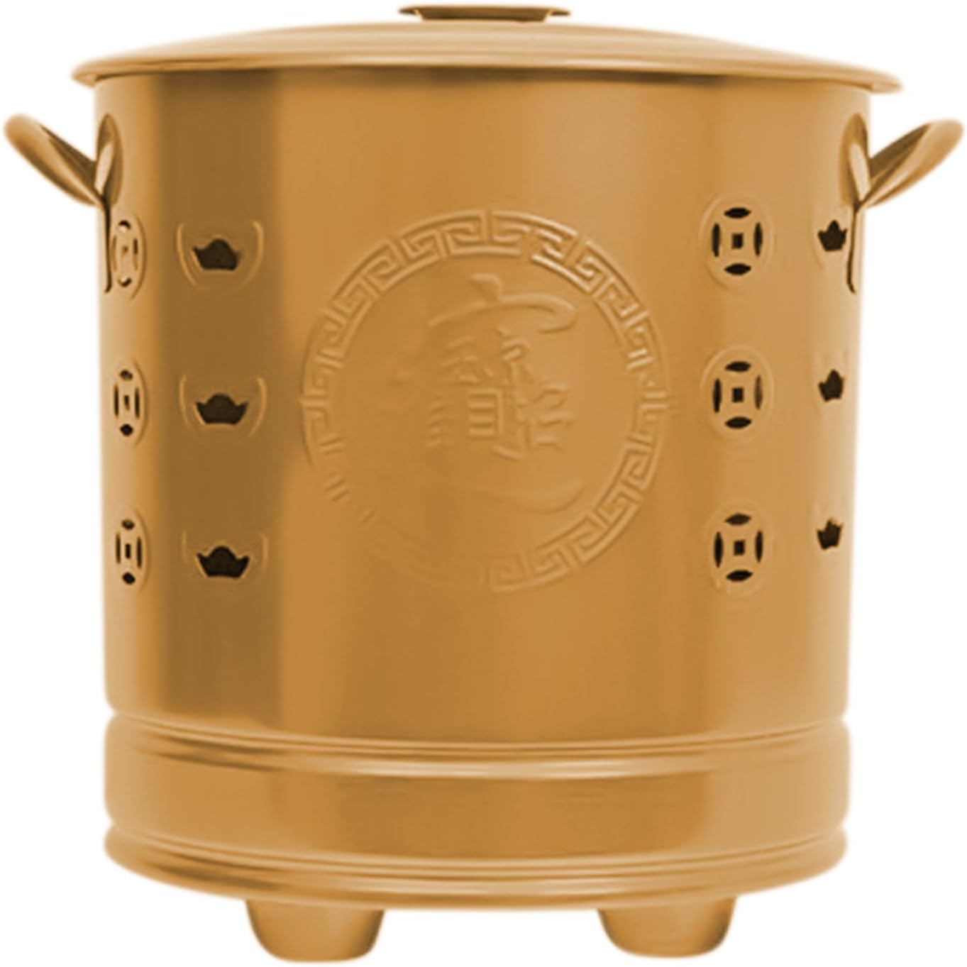 Stainless Steel Burn - Outdoor Fire Pit, Heavy Duty Trash Bin for Debris, Paper Waste Perfect for Backyard Courtyard, Paper Waste Patio Garden Camping Fireplaces