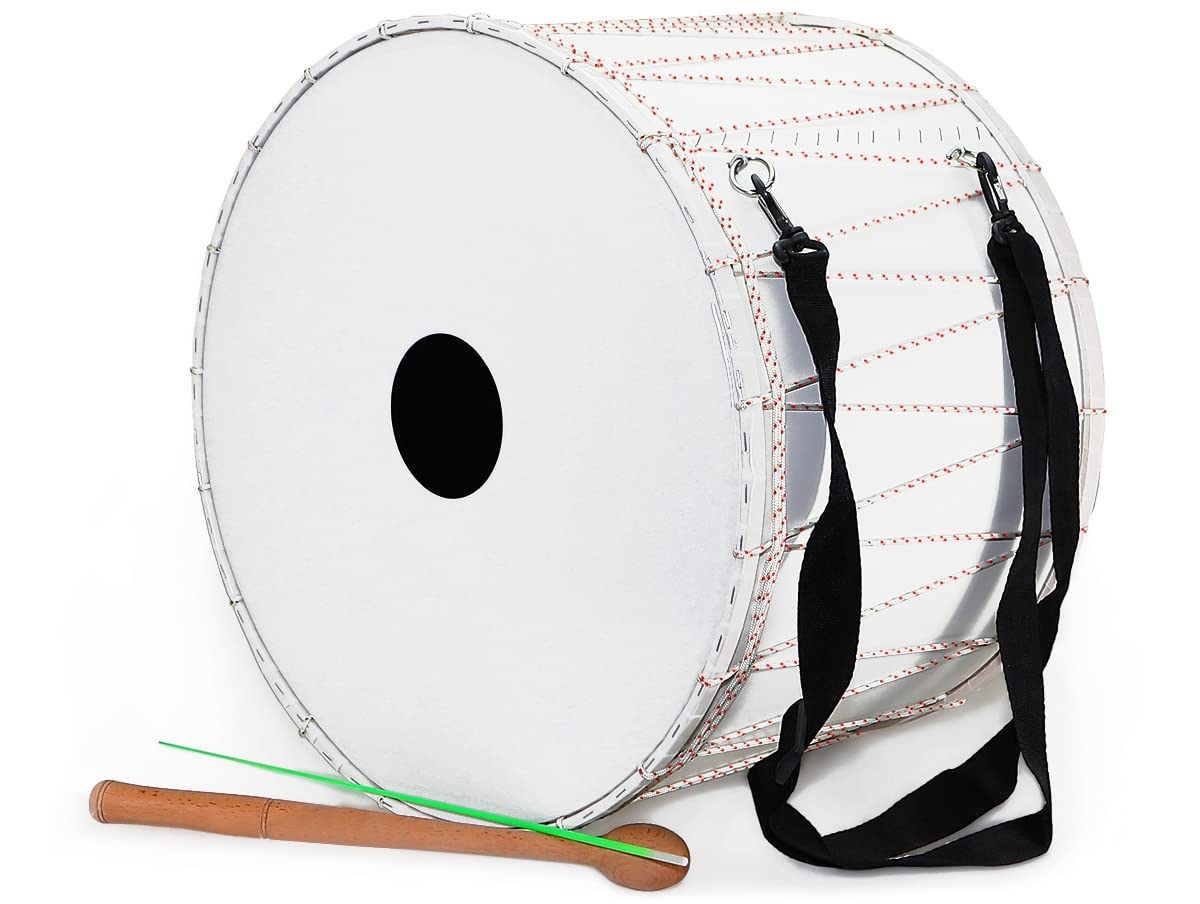 DAVUL Dhol Dhol - Batteria orientale, 53 cm, 100% fatta a mano