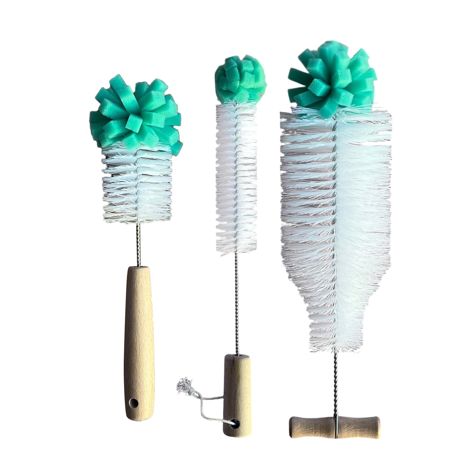 HGENAHGTF Gentle Cleaning Brush Featuring Stainless Steel Bristles for Bottles and Cups Ergonomic Comfortable Grip Ergonomic Handle Brush