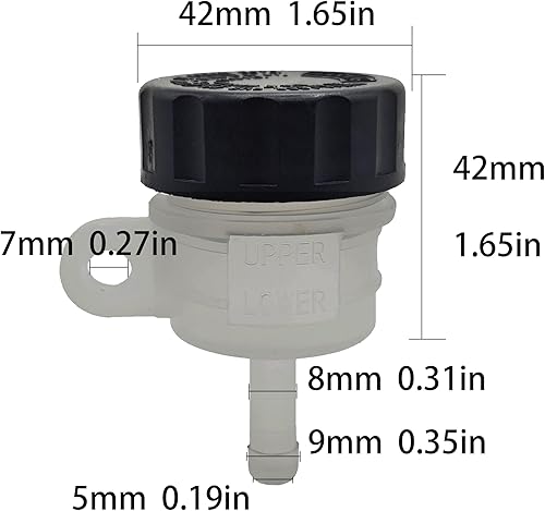 Miniatura 2 de Depósito universal de aceite líquido para motocicleta, tanque de embrague, depósito, para Honda, Yamaha, Kawasaki, SUZUKI