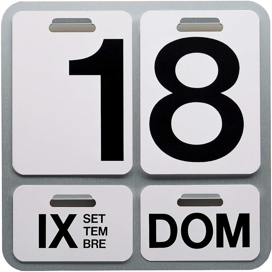 Formosa Perpetual Wall Calendar - Black - Danese Milano