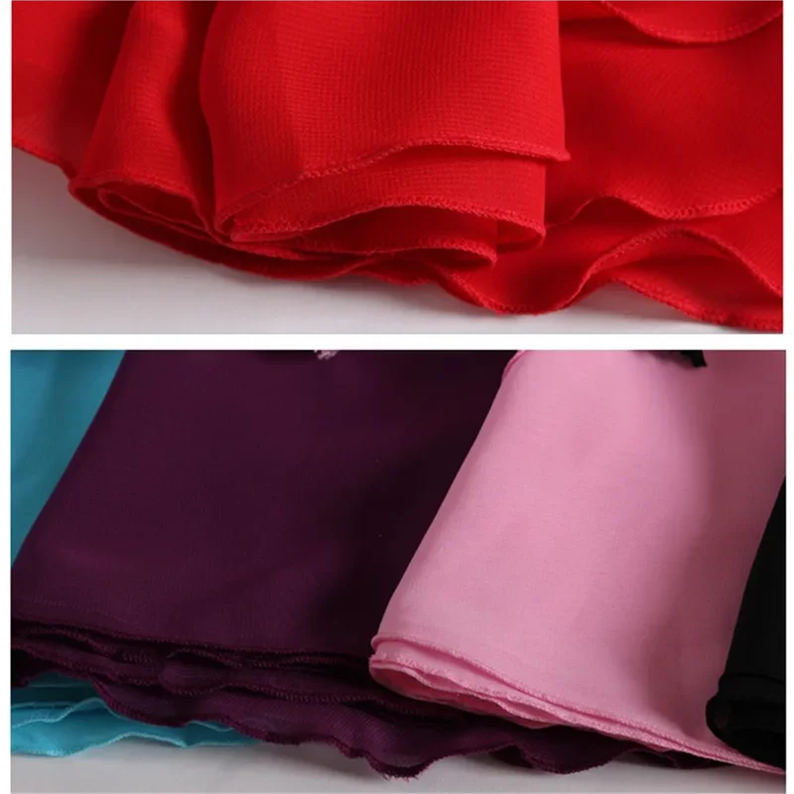 2 uds. Falda de Ballet for mujer, falda envolvente gasa for, baile for práctica Para Mujer