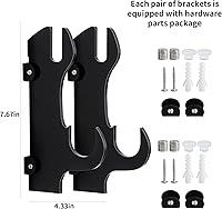 Vista 2 de Soporte de Pared para Espada Samurái-Soporte de Pared para Katana-Soporte de Pared para Exhibición de Espadas-Soporte de Pared para Espada Samurái