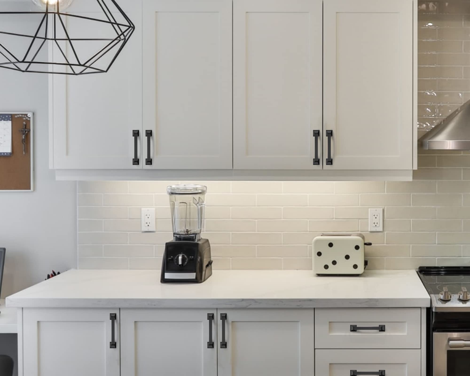 Maniglie Per Mobili Nero - Set Da 10 Pezzi | Interasse 254mm | Per Cucina, Armadi E Cassetti - Foto 7