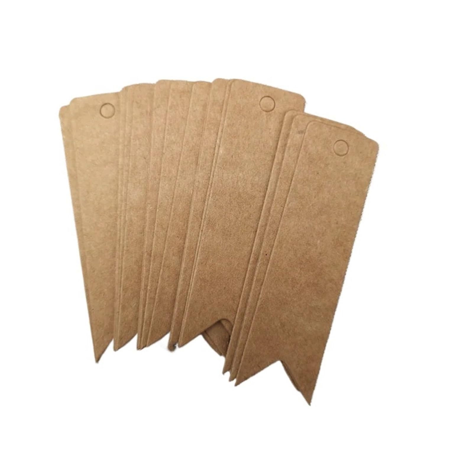Yeobezn White Rice Tags With String 200Pcshandmade Hang Tag Swallowtail Kraft Paper Thank You Gift Label For Wedding Party Products Tagging Package For Cupcake Stand(White)
