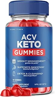 Keto ACV Gummies Advanced Weight Loss, Keto Gummies Plus ACV, Vegan Formula ACV Keto Gummies Canada, Maximum Strength 1000mg Apple Cider Vinegar Keto Plus (60 Gummies)