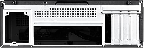 Miniatura 4 de SilverStone Technology Milo 11 Slim & Compact Micro-ATX enclousre para oficina o cine en casa, requiere TFX PSU (se vende por separado), SST-ML11B
