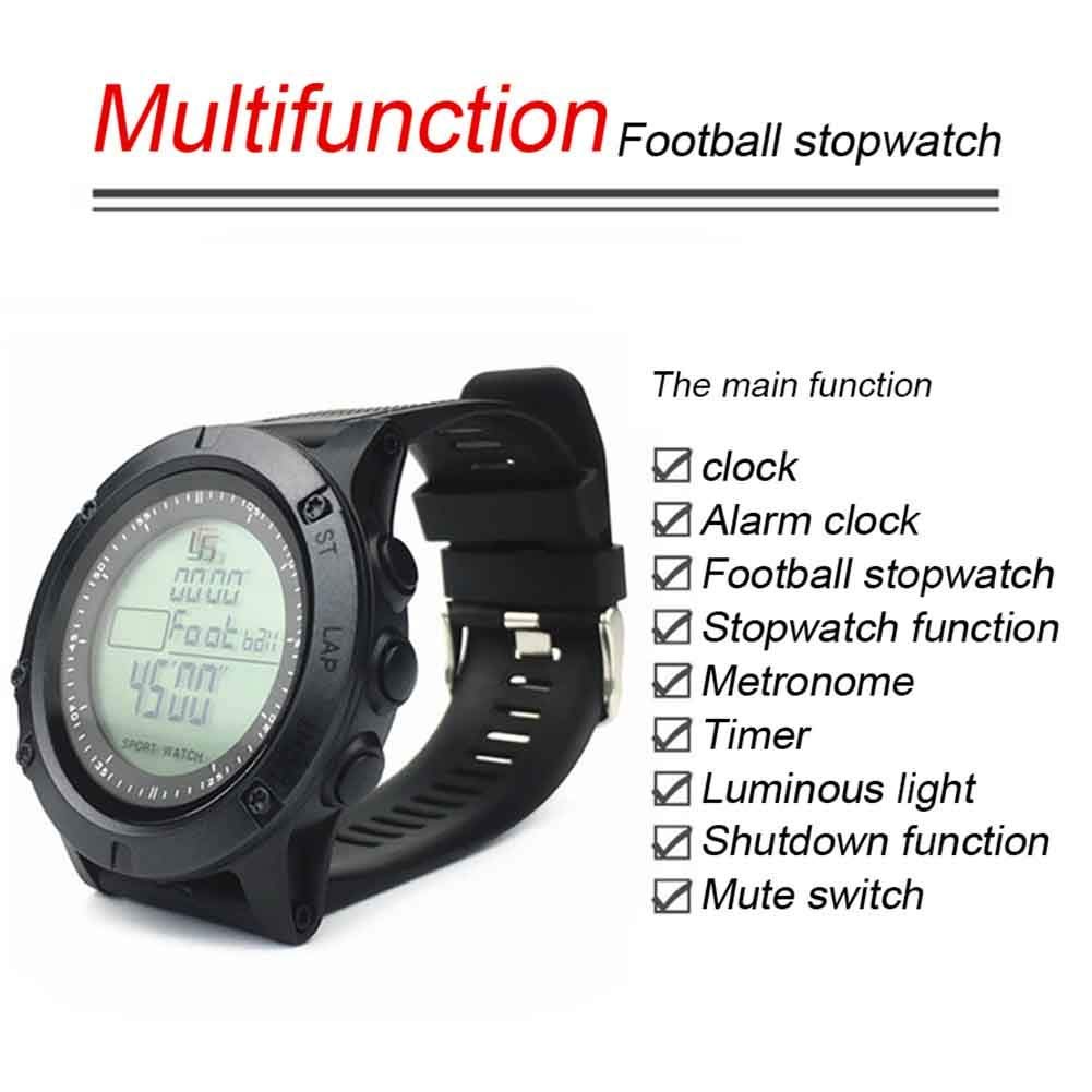 Digitale Sport Cronometro Timer, Calcio Stop Orologio Timer Casual Luminosi Cronometro Allarme Calcio Orologio Sport Stopwatches per Allenatori Arbitro Equipment