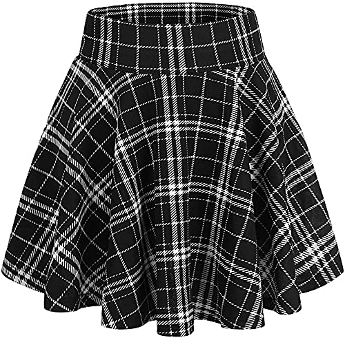 Image of Girls Kids Skater Skirts with Attached Inner Shorts (3 Years - 15 Years) rayon blend