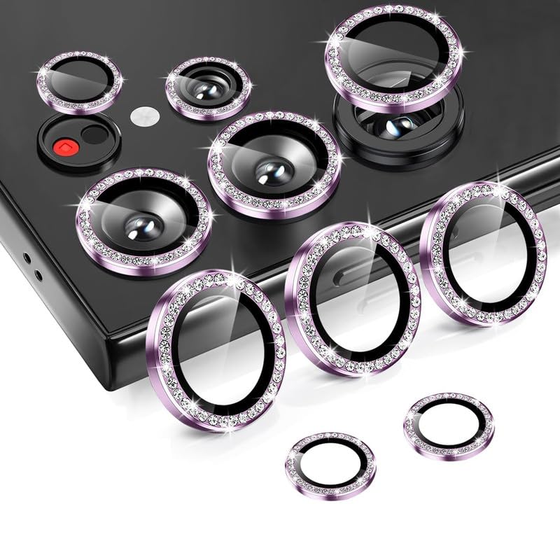CoverGallery for Samsung Galaxy S24 Ultra, Camera Lens Protectors,Diamonds Camera Cover Screen Protector Metal Ring Decoration (Diamond - Purple) (B0CVNFLCBY) Amazon Price History, Amazon Price Tracker