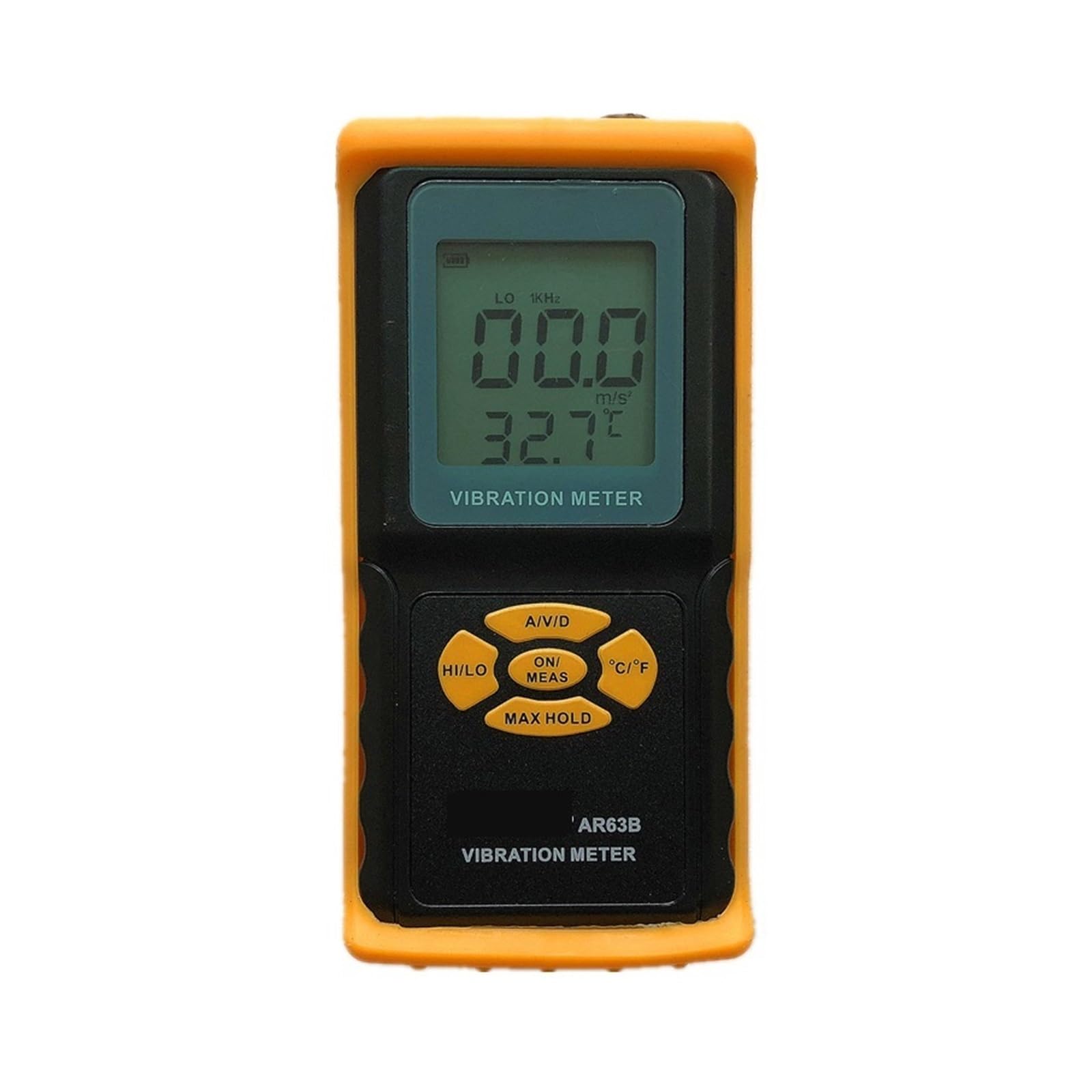 Gqnblvhzupdm One Color Vibration Tester Vibration Meter Digital Precision Tester Analyzer Vibrometer Velocity Acceleration Displacement Urement