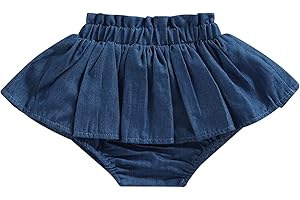 Cute Summer Skorts: Stylish Denim Shorts for Little Girls