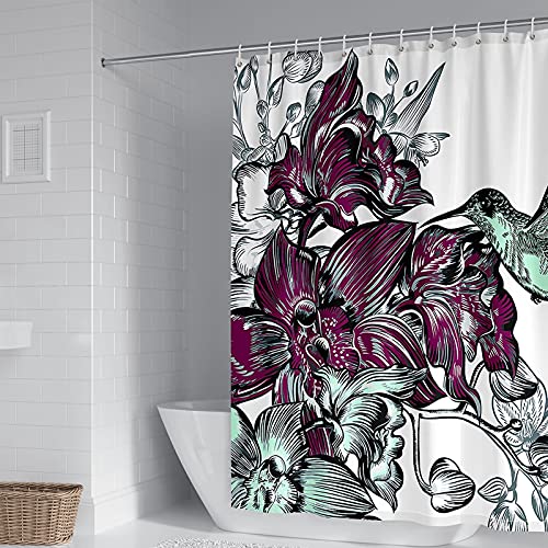 Rideau de douche anti moisissure 180x200 résistant à l'humidité - 2