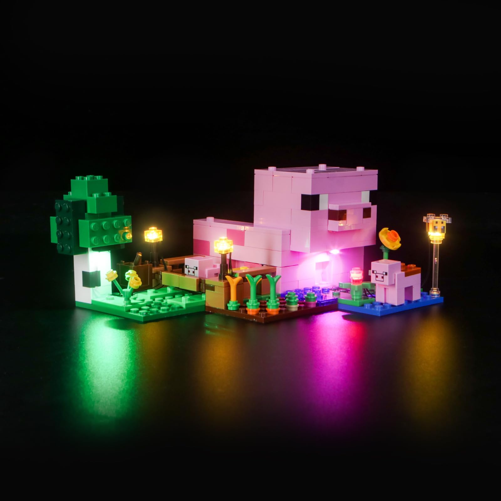 LocoLee Led Light Set Compatible with Lego 21268 The Baby Pig House Led Decoration Lighting Kit Compatible with Lego 21268 Building Blocks Model,Only Lights Set,No Model