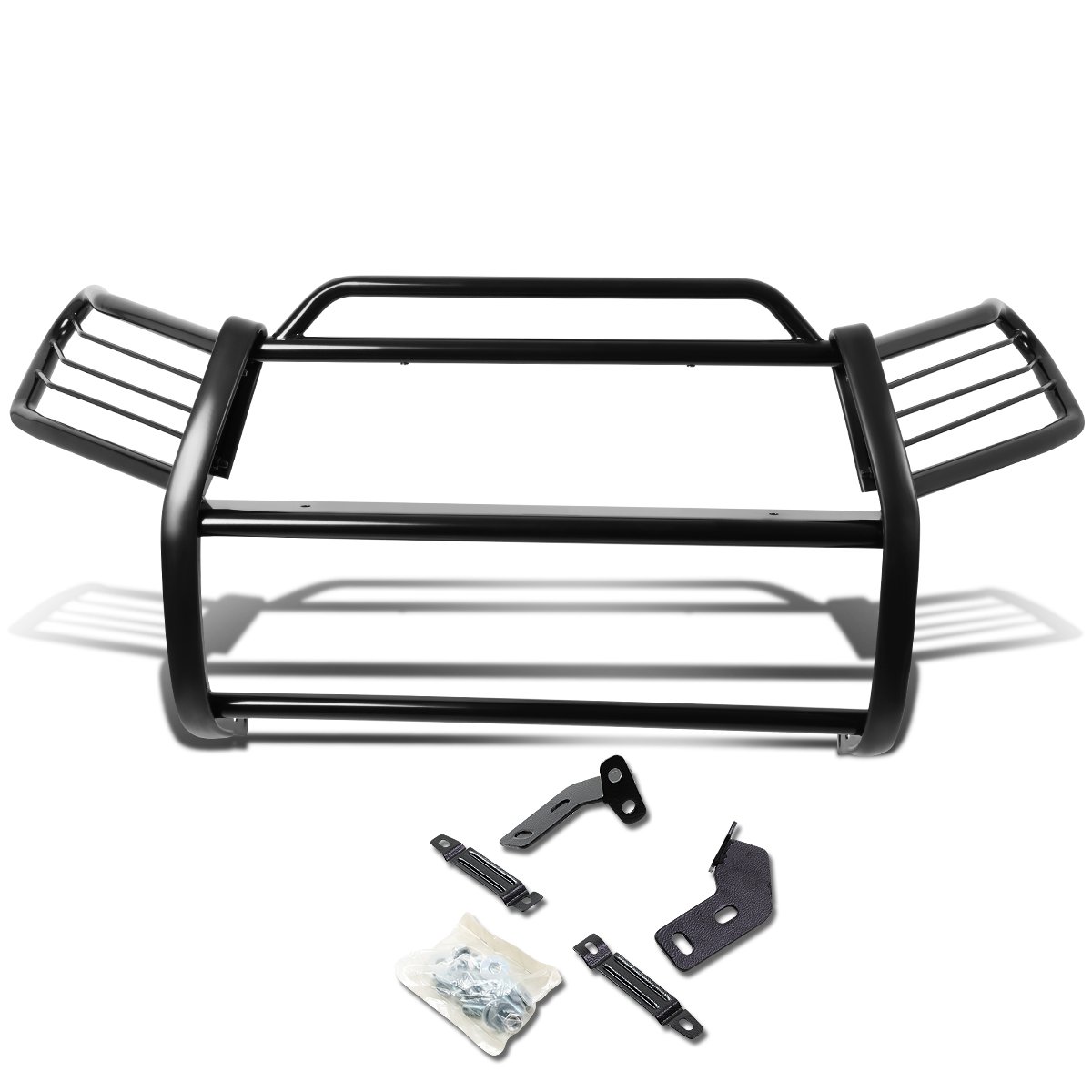 DNA MOTORING GRILL-G-067-BK Black Front Bumper Brush Grille Guard Compatible with 06-12 Rav4