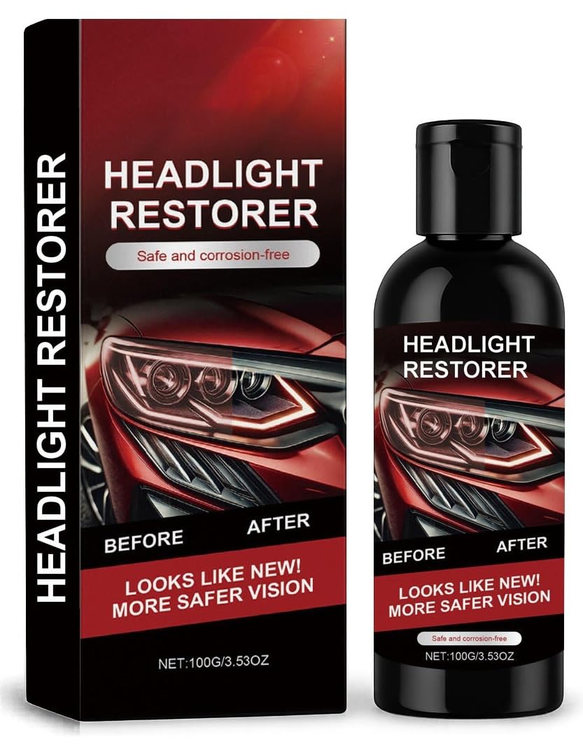 Headlight Restorer Spray Clears Foggy and Yellowed Lenses Restores Clarity-image-44