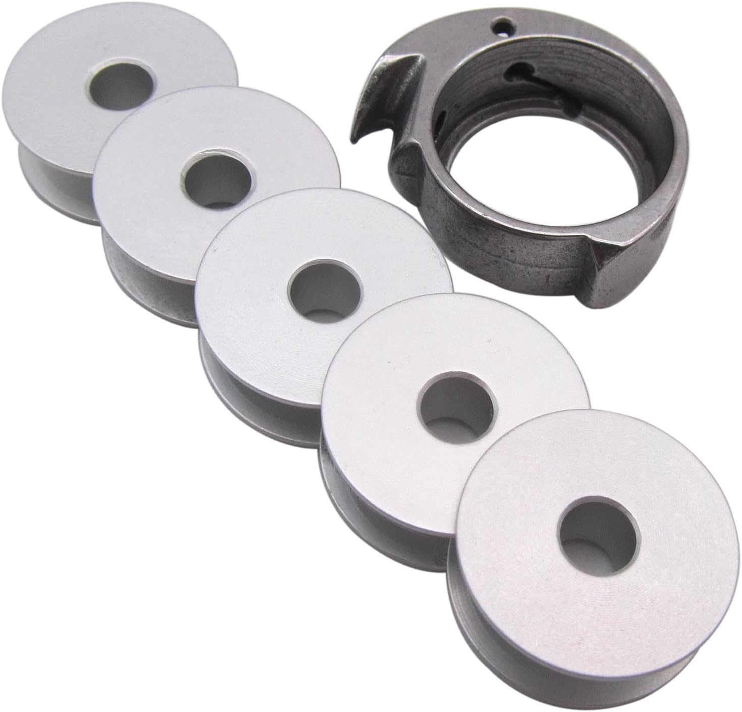 ckpsms Brand - Shuttle Hook#8603& BOBBINS#8604 Compatible with Singer 29-1, 29K71, 29K73, 29K171, 29U171A,29U173A (8603 1PCS+8604 5PCS)