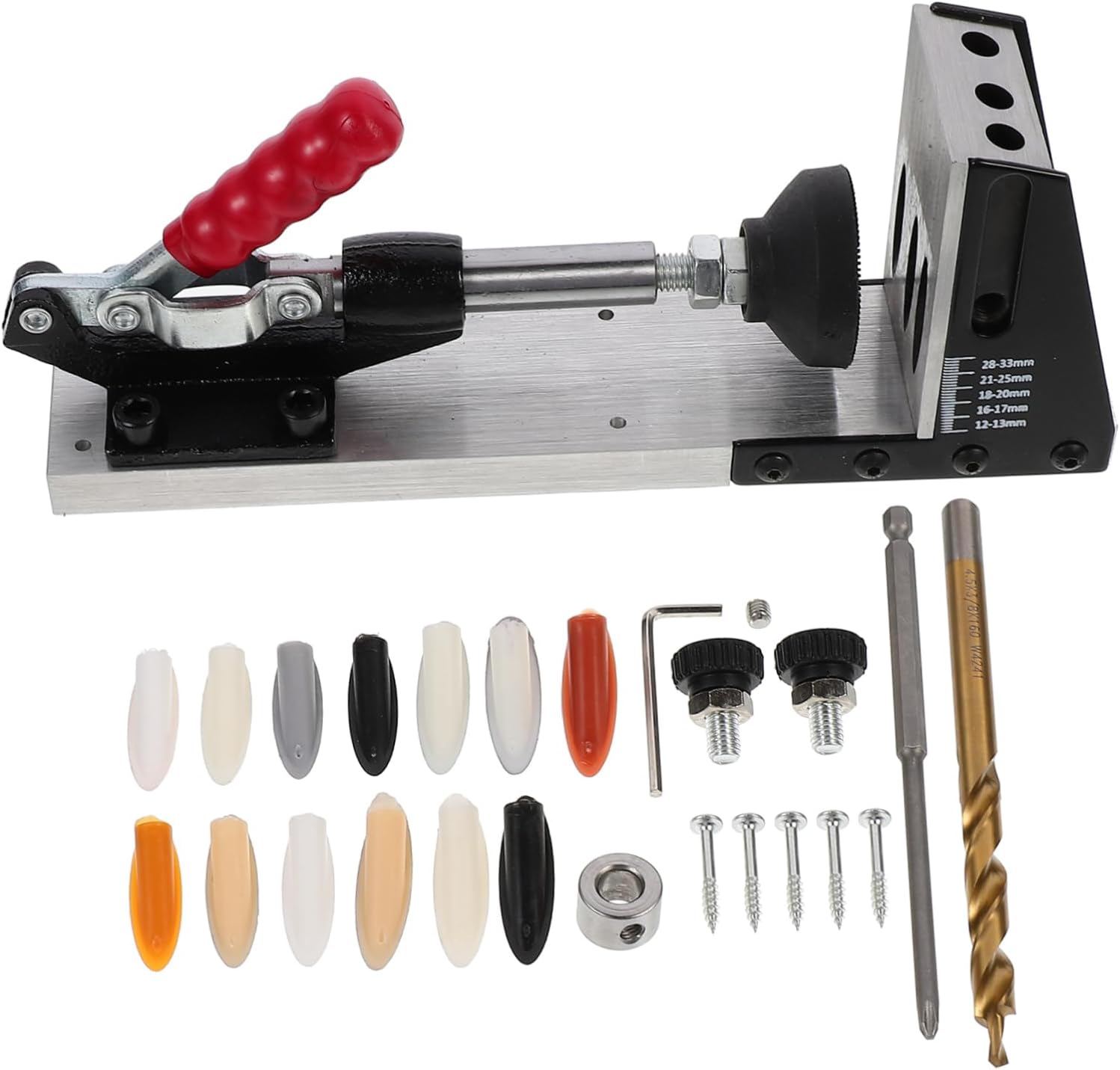 NUOBESTY Woodworking Hole Opener Oblique Hole Locator Drilling Positioner Easy Install