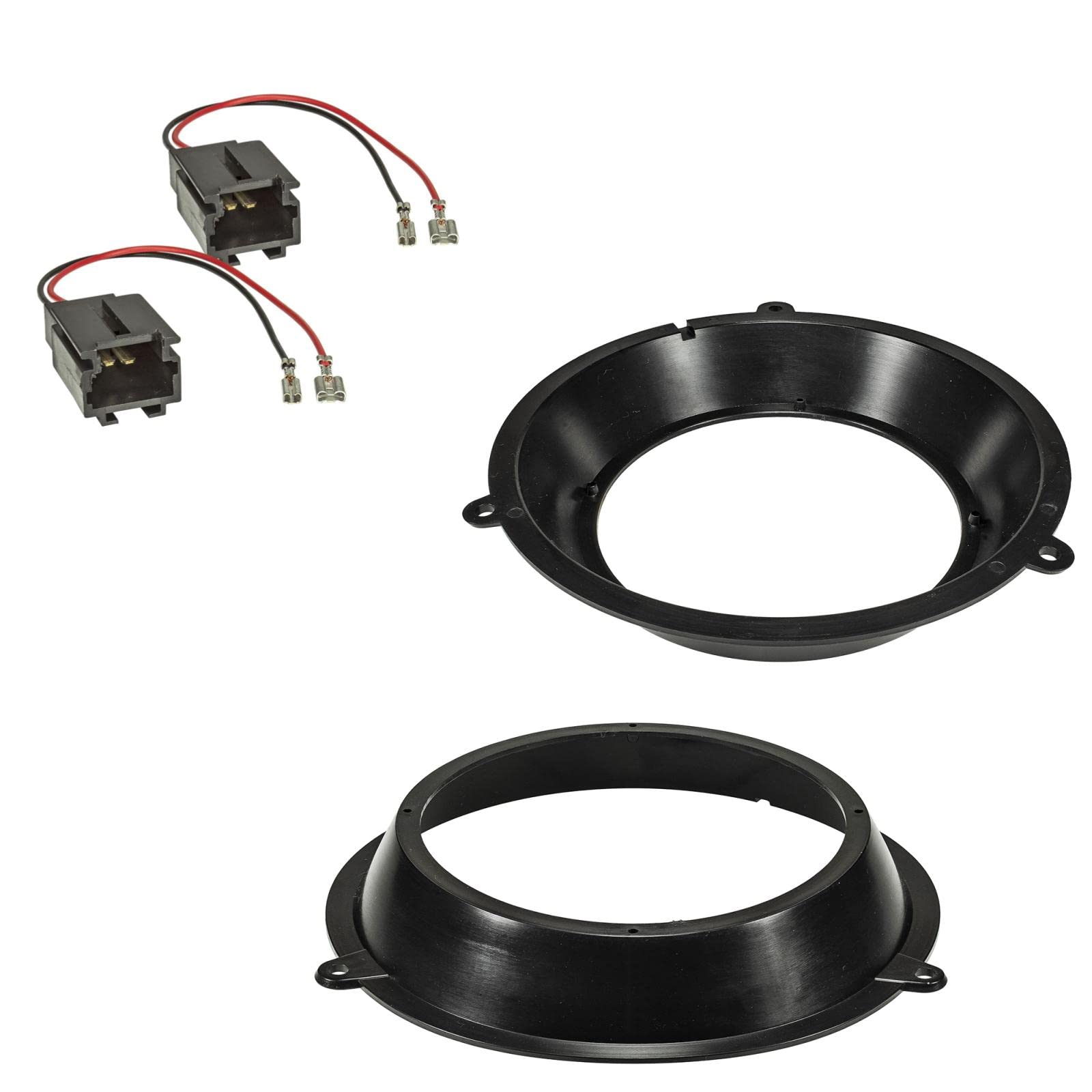 Kit Altoparlanti Coassiali 16,5 Cm Per FIAT Panda 169 (2002-2012) – 120W, Plug&Play Per Porte Anteriori, Tweeter In Seta