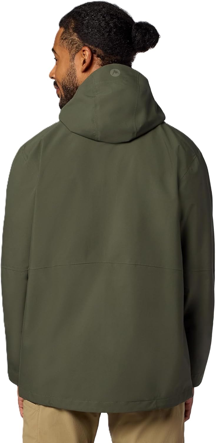 MARMOT PreCip Evo Pro Men's Insulated Rain Jacket — Waterproof Breathable Warmth — Hiking & Cold-Weather Rain