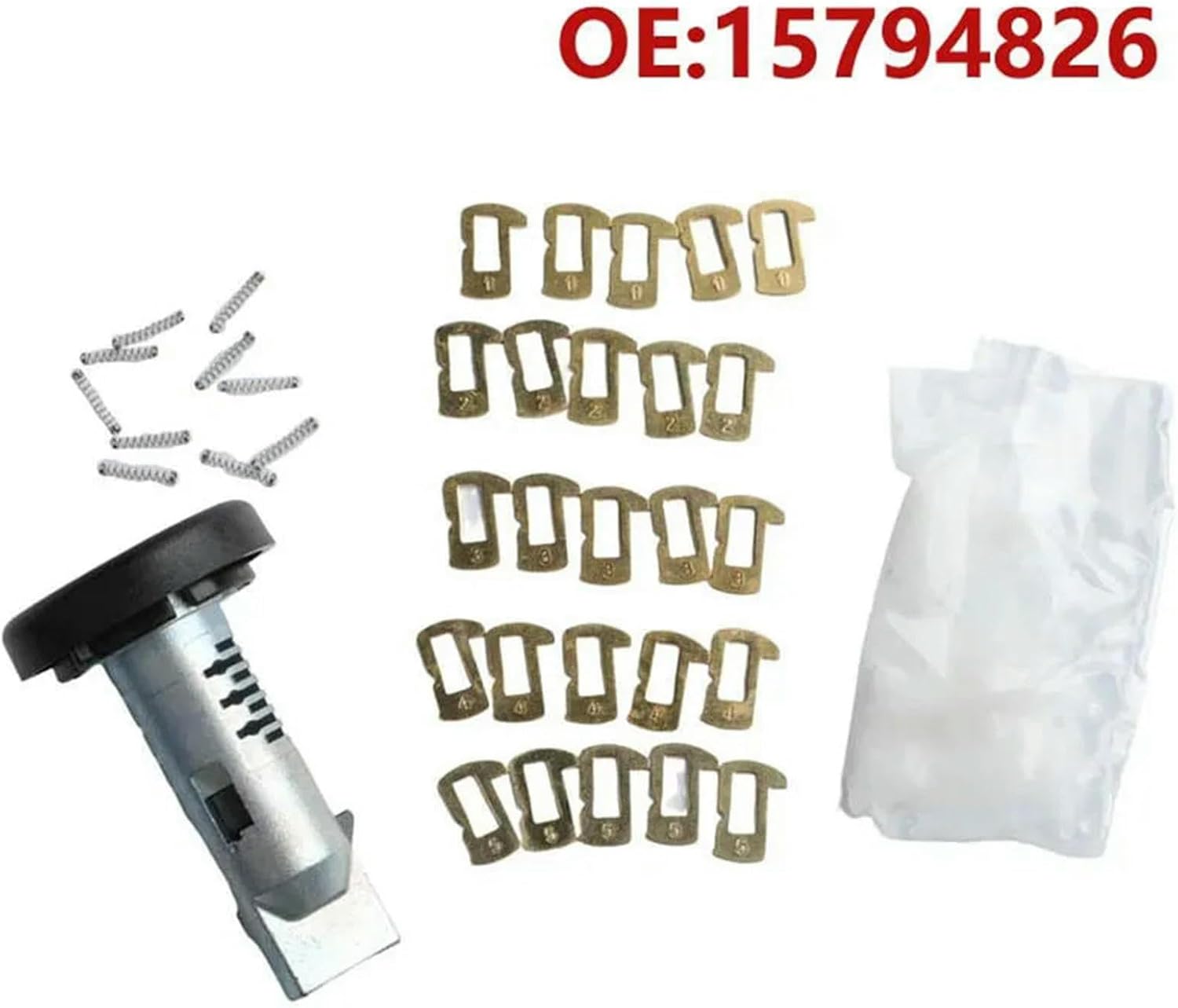 15794826 15919460 19120038 25756079 Lock Door Lock Barrel Cylinder for Chevrolet Express for Suburban 1500 2500