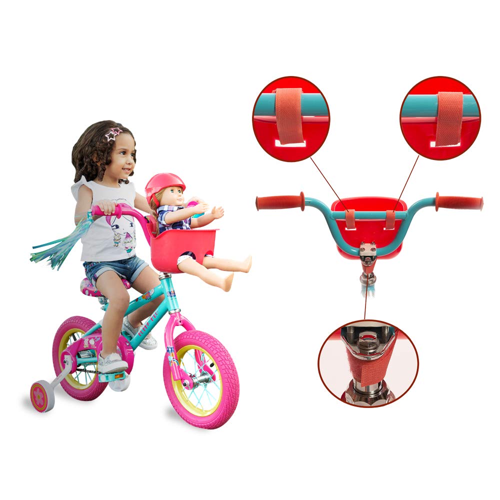 doll bike seat and helmet