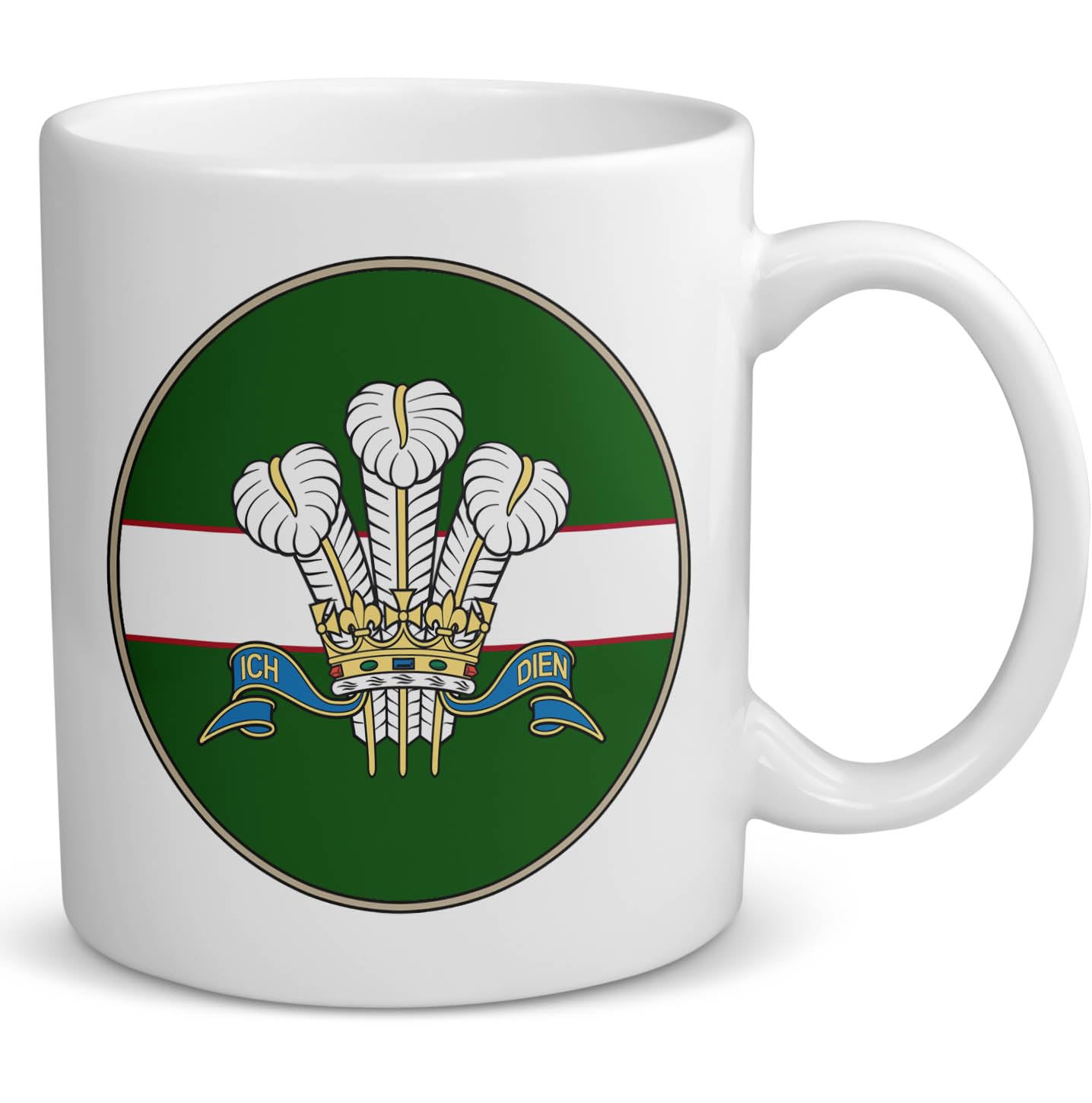 Badges On Mugs The Royal Regiment of Wales - Personalised Mug