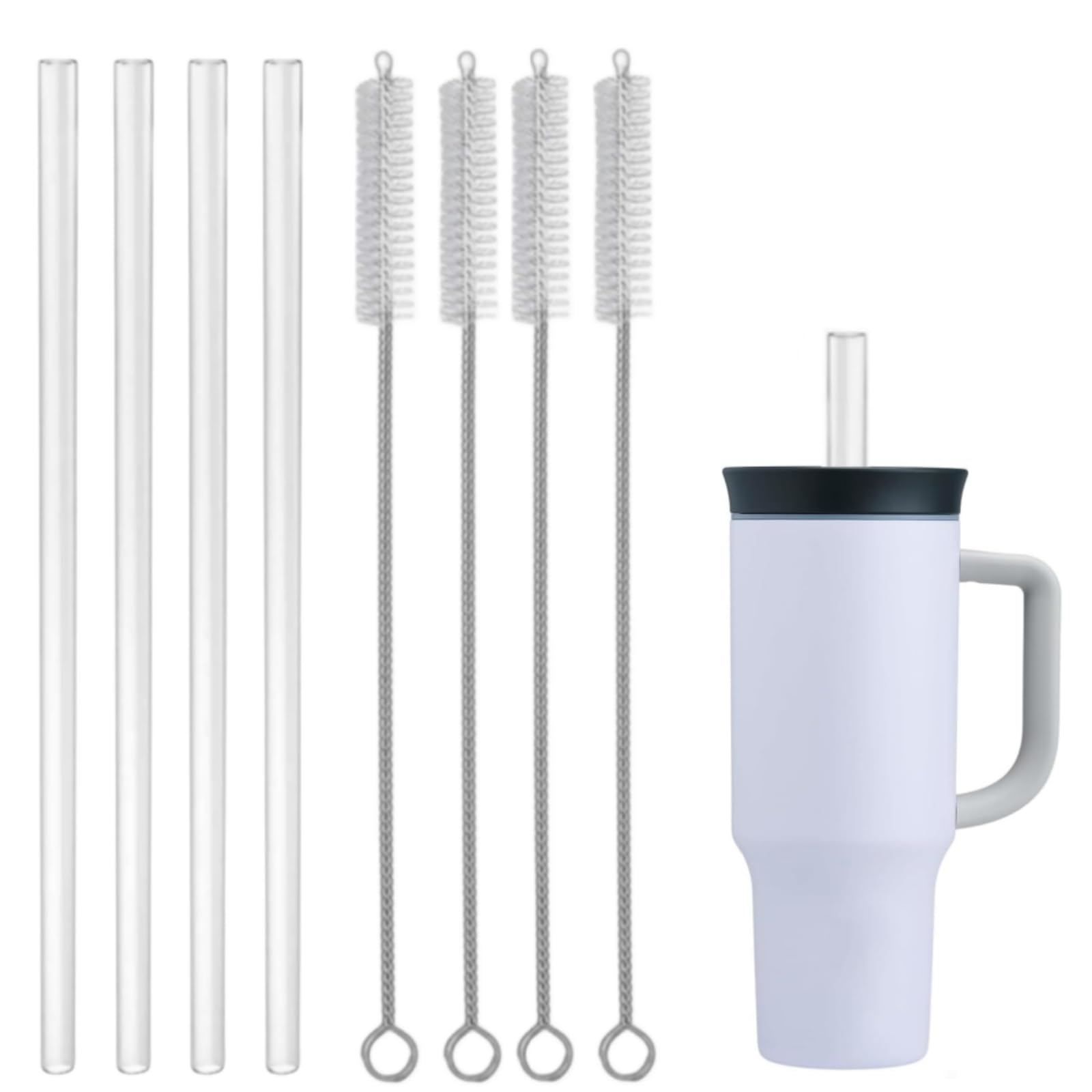 OWALA Reisebecher Mit 2-in-1-Deckel – 1,2 L, Isoliert, Mit Abnehmbarem Strohhalm