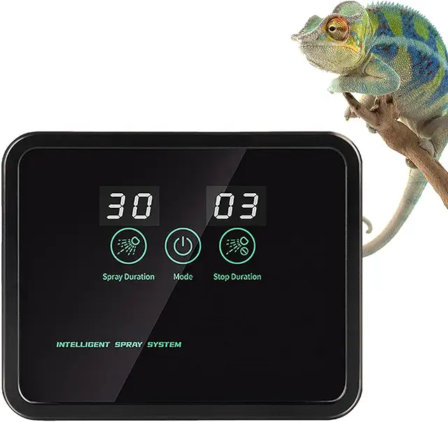 Smart Reptile Humidifier - 360° Misting System with Timer & Auto Modes