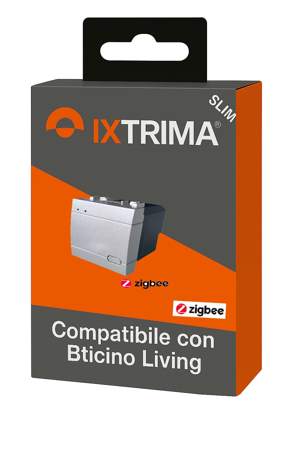 Gateway zigbee Smart Wifi Einbaumodul kompatibel mit Halterungen Bticino Living Grau Tech
