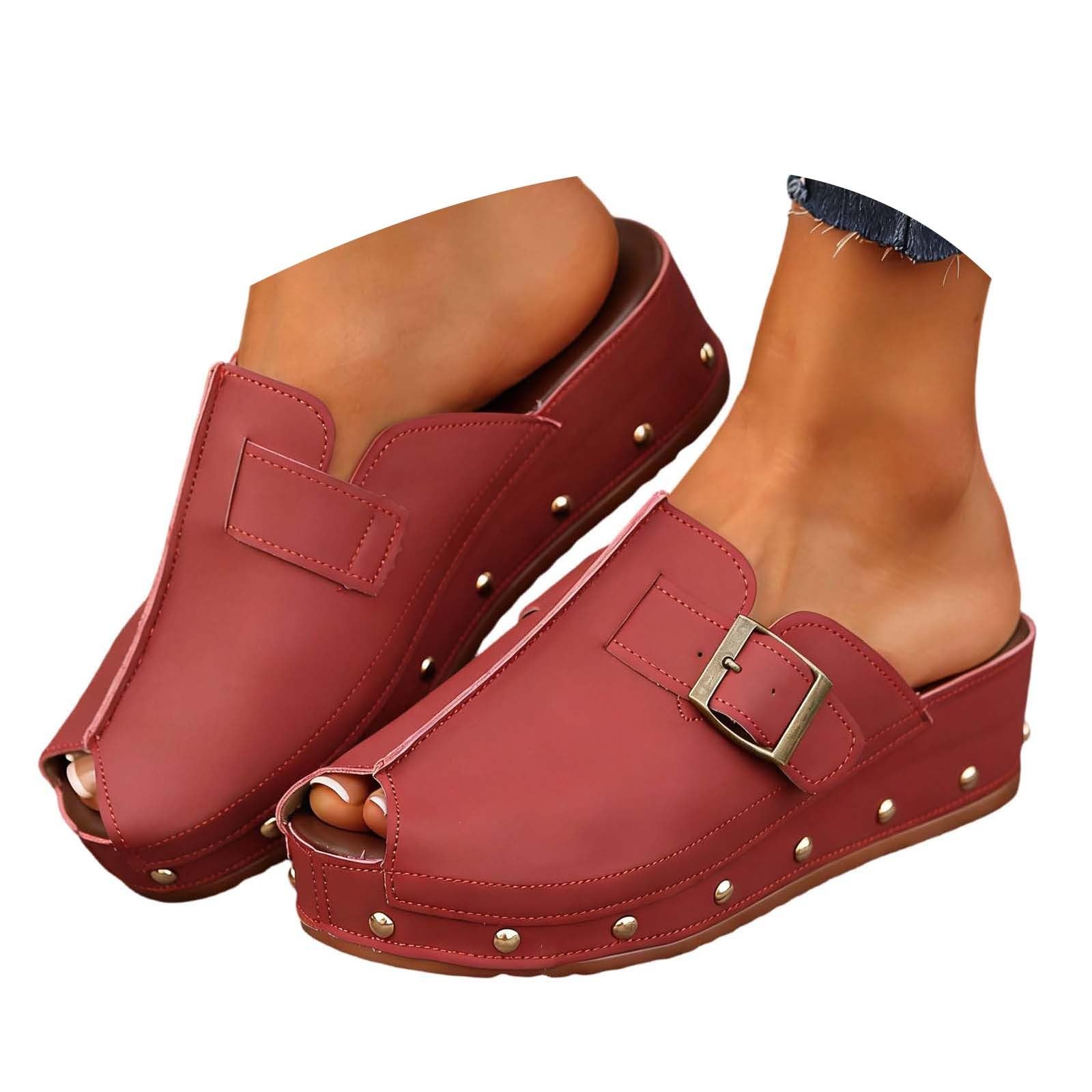 Chaussure running mules mode pour femmes compensées été - 8