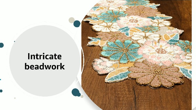 Amazon.com: Handmade Beaded Beaded Runner 36 inch for Wedding