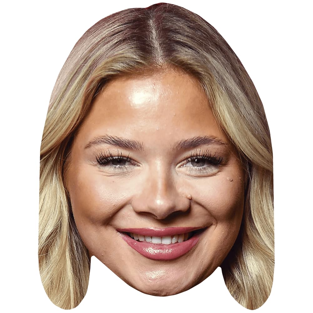 Sissal Niclasen (Smile) Celebrity Mask, Flat Card Face, Fancy Dress Mask