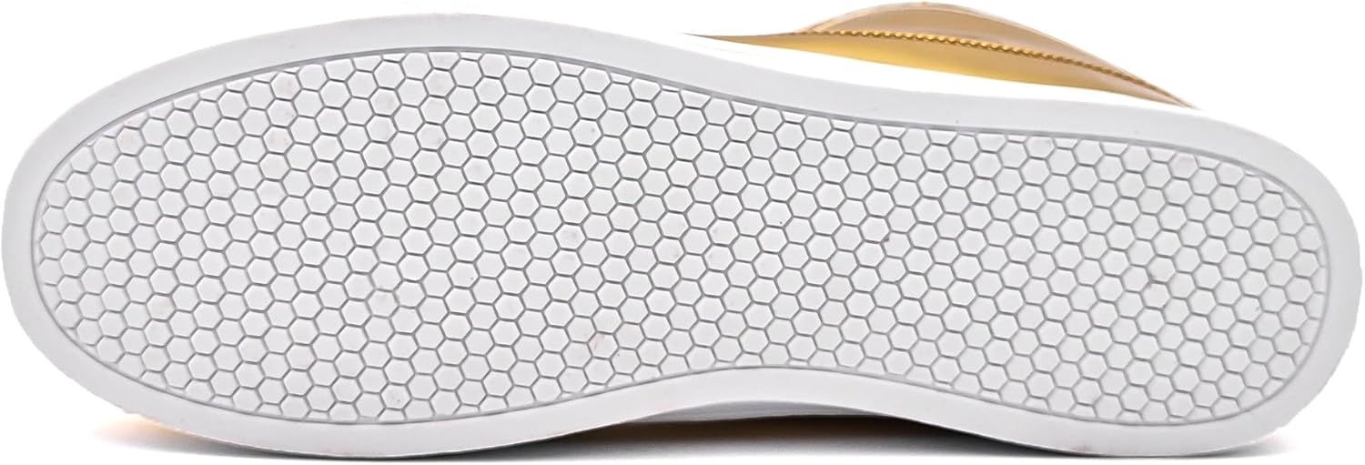 IGxx Sequins Shoes for Men Women Fashion Sparkle Gold Shoes Bling Shiny High Top Sneakers Punk - Image 5