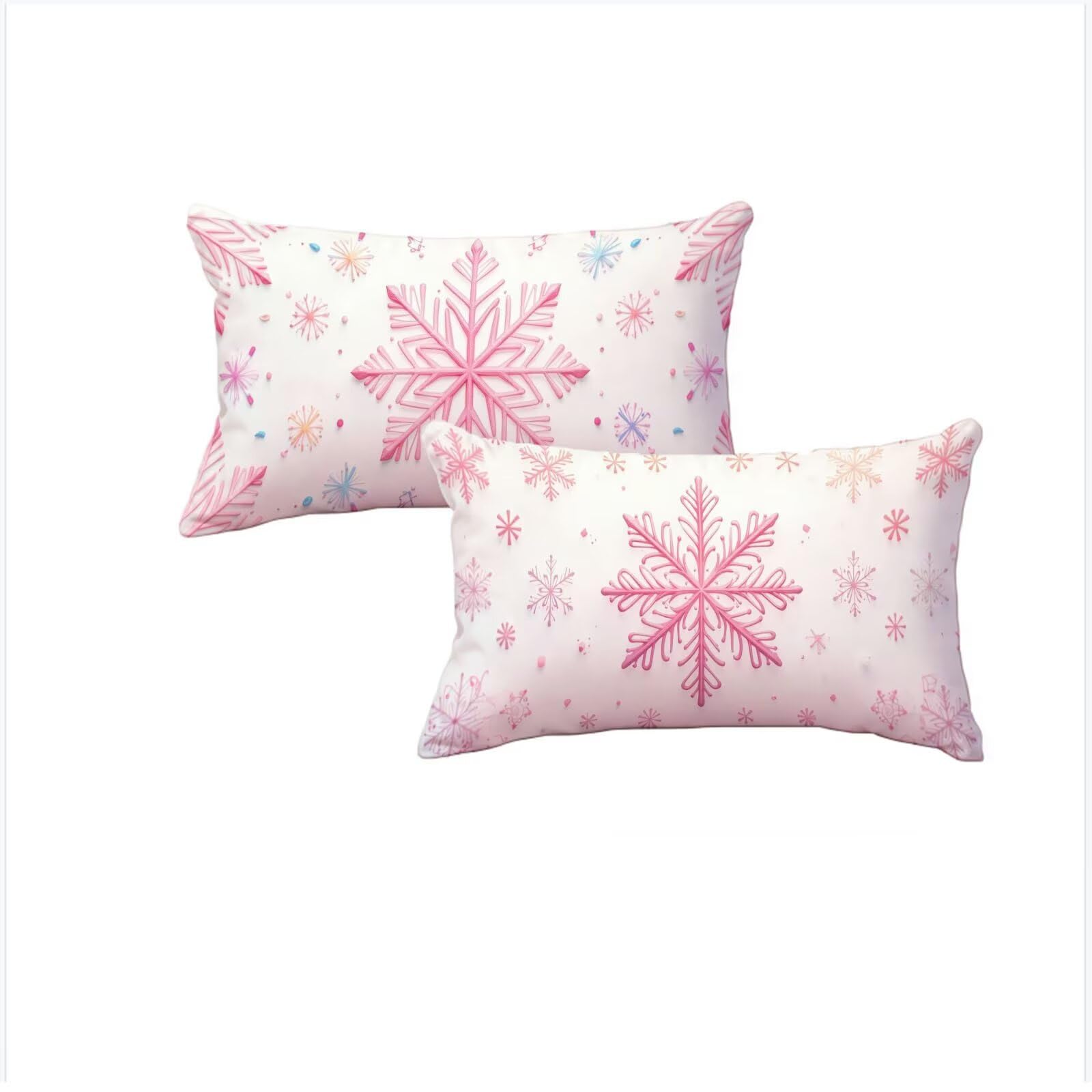 Housse coussin 70x90cm haut de gamme en lin imperméable double face