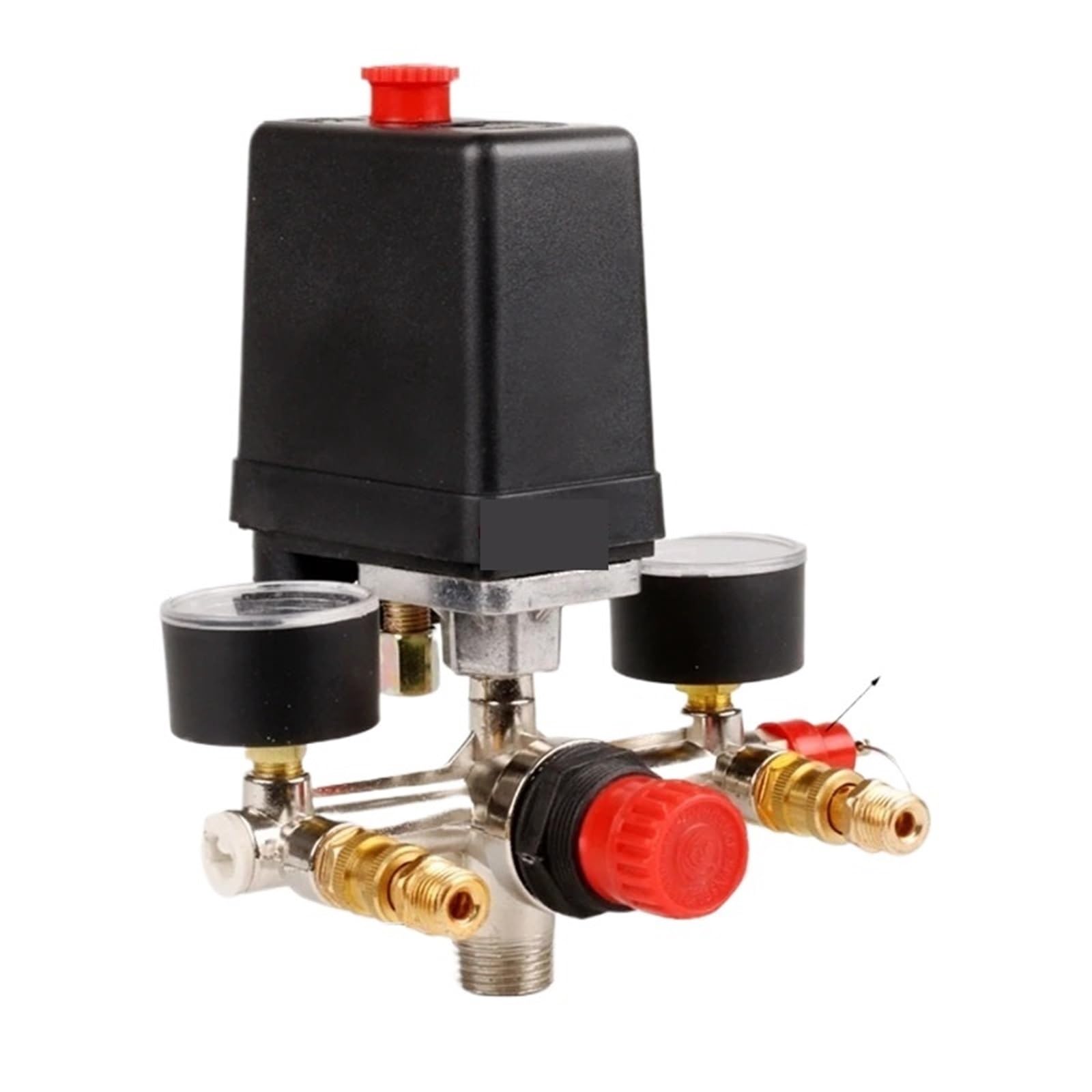 Interruptor de presión para compresor de aire de 20A y 175PSI con perilla de encendido manual