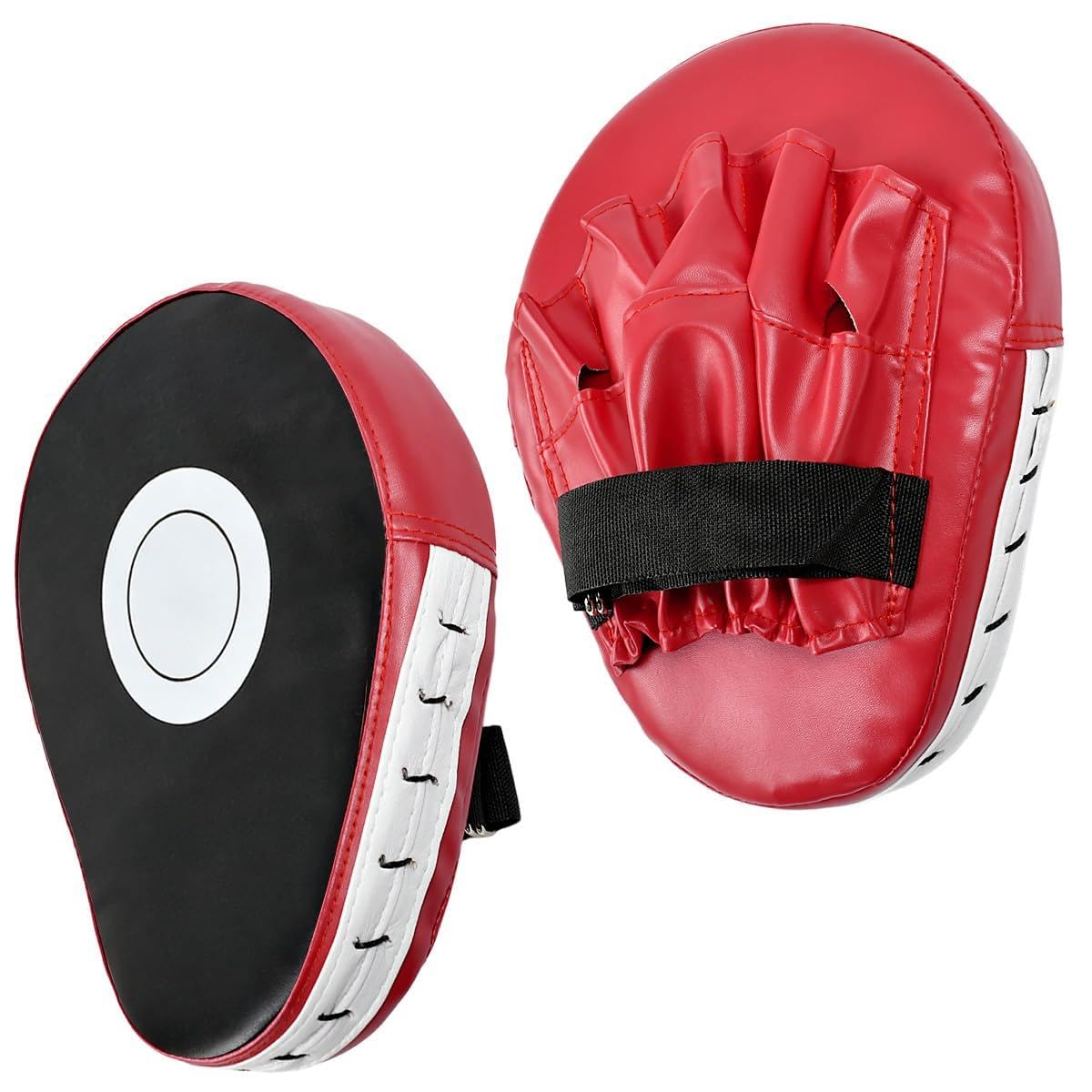 Pattes d'ours pour La Boxe 1 Paire Pattes d'ours pour La Boxe Rembourrage en PU Arts Martiaux Pattes d'ours Kickboxing Pattes d'ours Boxing Coussins D'entraînement Coussins